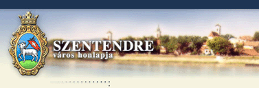 Internetseite der Stadt Szentendre